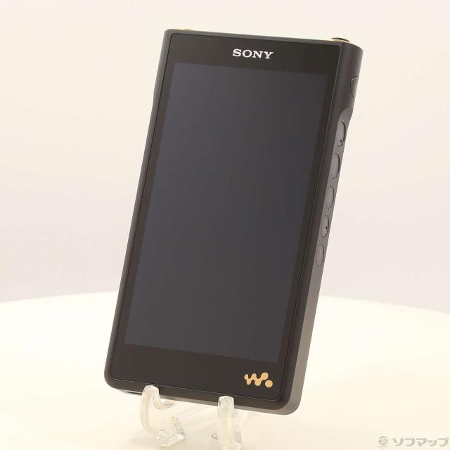 (中古)SONY WALKMAN WM1AM2 メモリ128GB+microSD ブラック NW-WM1AM2(262-ud)