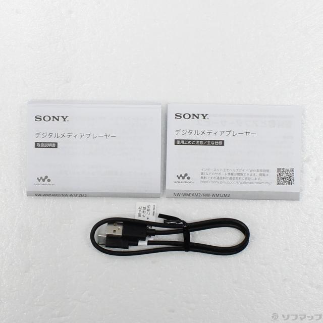(中古)SONY WALKMAN WM1AM2 メモリ128GB+microSD ブラック NW-WM1AM2(262-ud)_4