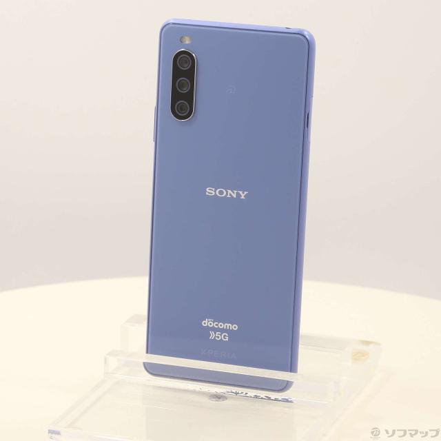 中古)SONY Xperia 5 II 128GB ブルー SOG02 auロック解除SIMフリー