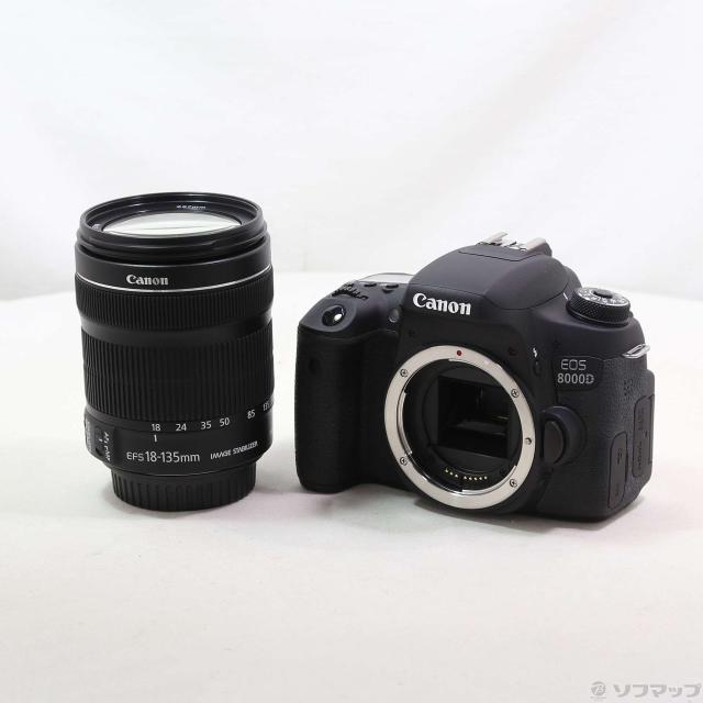 中古)Canon EOS 8000D EF-S18-135 IS STM レンズキット (2420万画素/SDXC)(