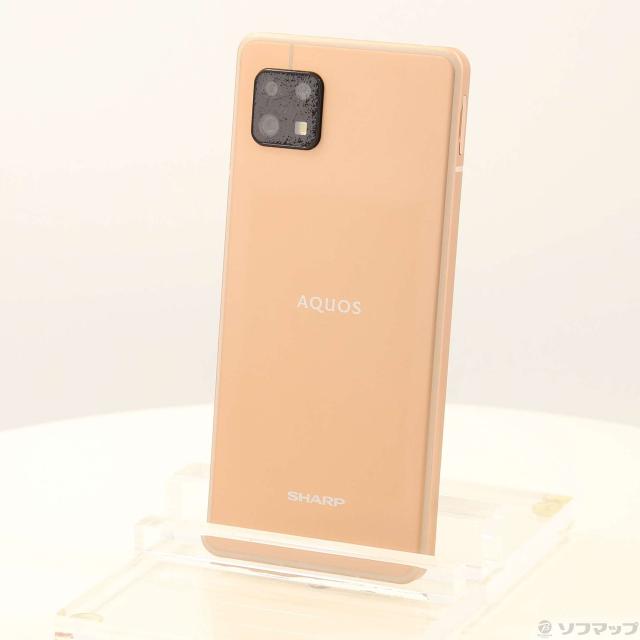 中古品〕 AQUOS sense6s 64GB ライトカッパー SHG07 au SIMフリー【269】