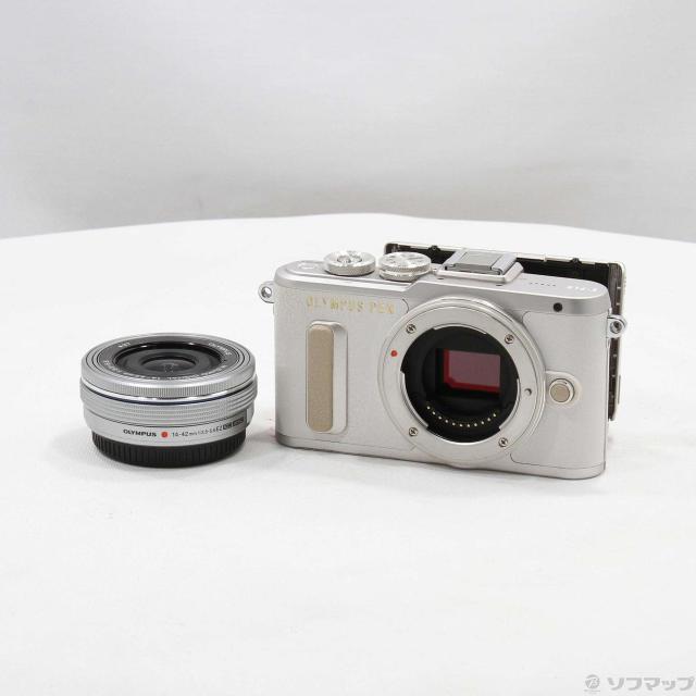 中古)OLYMPUS PEN E-PL8 14-42mm EZ レンズキット ホワイト(295-ud)