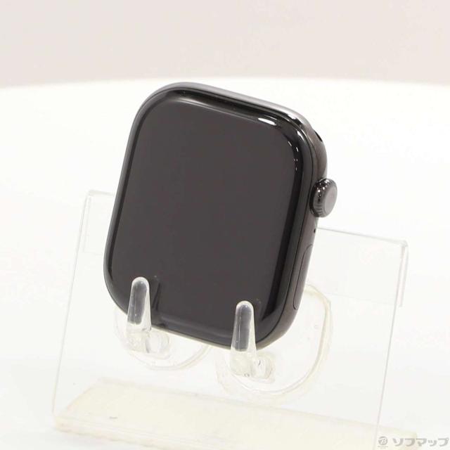 (中古)Apple Apple Watch Series 10 GPS + Cellular 46mm スレートチタニウムケース バンド無し(377-ud)