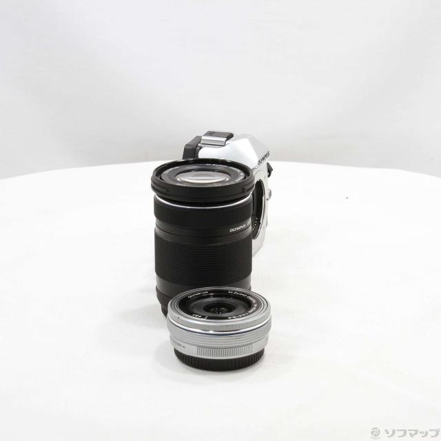 OLYMPUS OM-D E-M10 MarkⅢEZダブルズームキット シルバー OLYMPUS ミラーレス一眼 OM-D E-M10 MarkIII