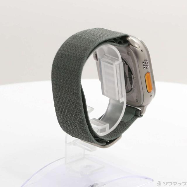 (中古)Apple Apple Watch Ultra GPS + Cellular 49mm チタニウムケース グリーンアルパインループ(276-ud)_2