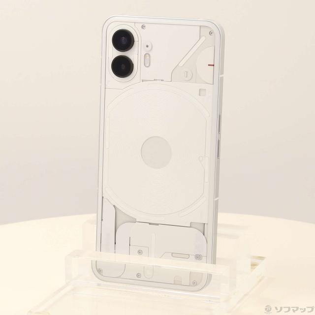 (中古)Nothing (展示品) Phone(2) 256GB ホワイト A10400033 SIMフリー(349-ud)
