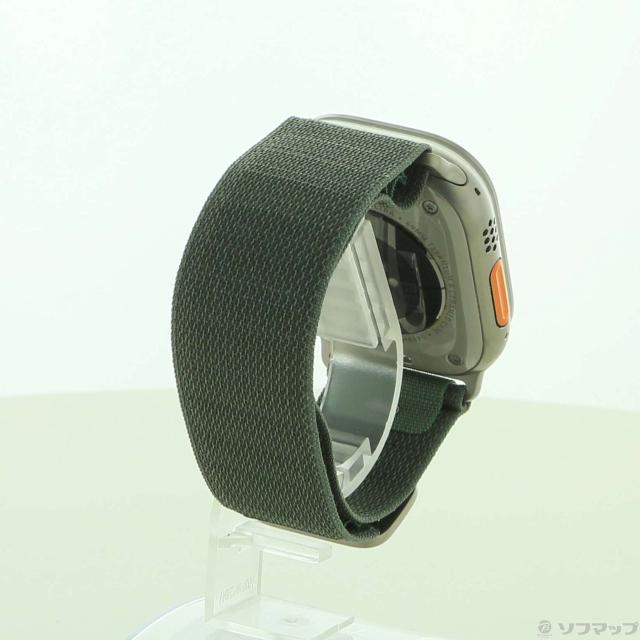 (中古)Apple Apple Watch Ultra GPS + Cellular 49mm チタニウムケース グリーンアルパインループ(305-ud)_2
