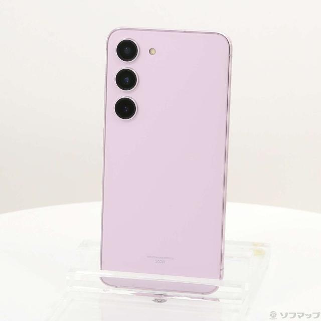 中古)SAMSUNG Galaxy S23 256GB ラベンダー SCG19 au SIMフリー(371-ud)