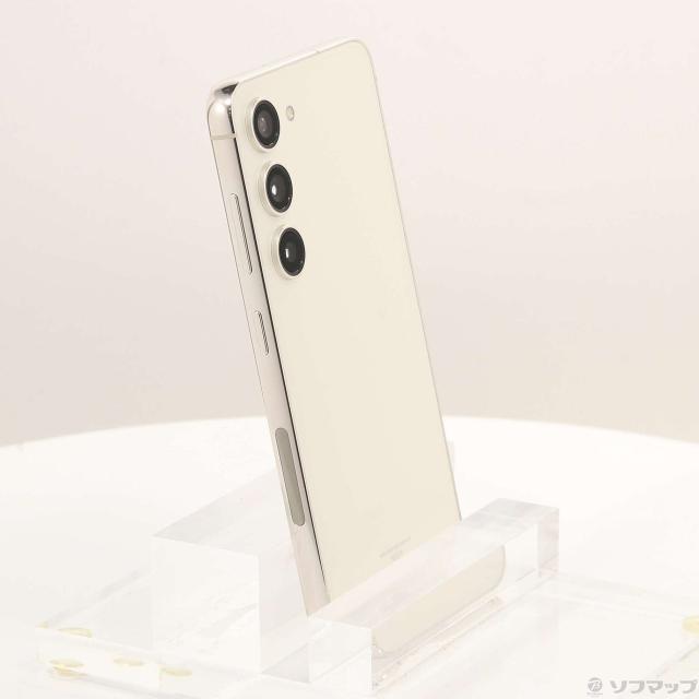 SAMSUNG Galaxy S23 256GB クリーム SIMフリー 白ロム au SIMフリー SAMSUNG Galaxy S23 256GB Android15 クリーム