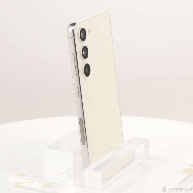 中古)SAMSUNG Galaxy S23 256GB クリーム SCG19 au SIMフリー(262-ud)
