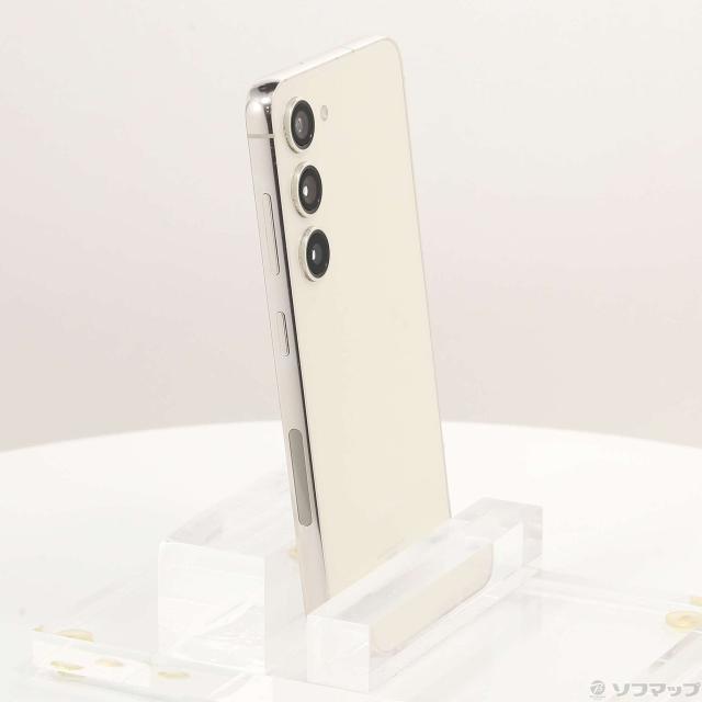中古)SAMSUNG Galaxy S23 256GB クリーム SCG19 au SIMフリー(377-ud