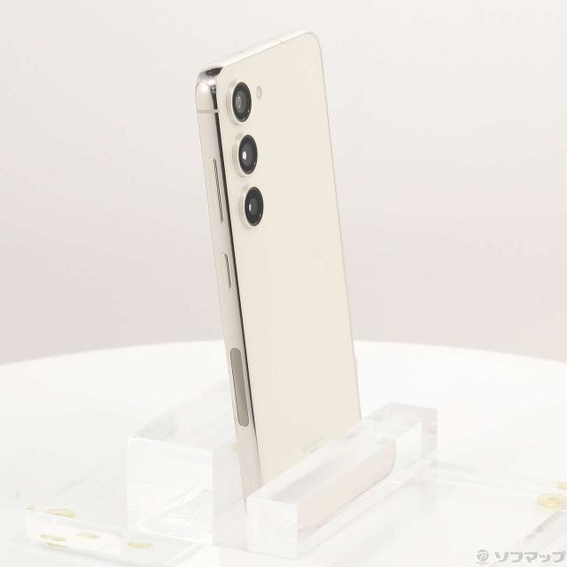中古)SAMSUNG Galaxy S23 256GB クリーム SCG19 au SIMフリー(344-ud