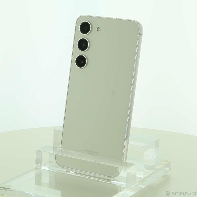 中古)SAMSUNG Galaxy S23 256GB クリーム SCG19 au SIMフリー(344-ud)