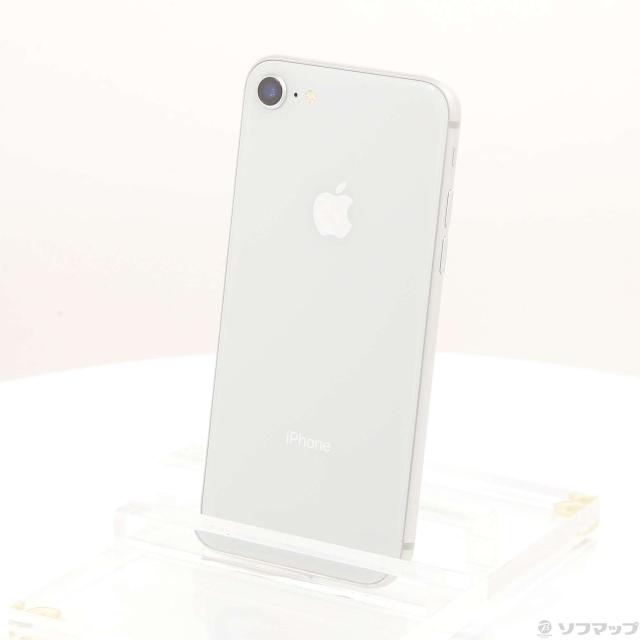 中古)Apple iPhone8 64GB シルバー MQ792J/A SIMフリー(258-ud)