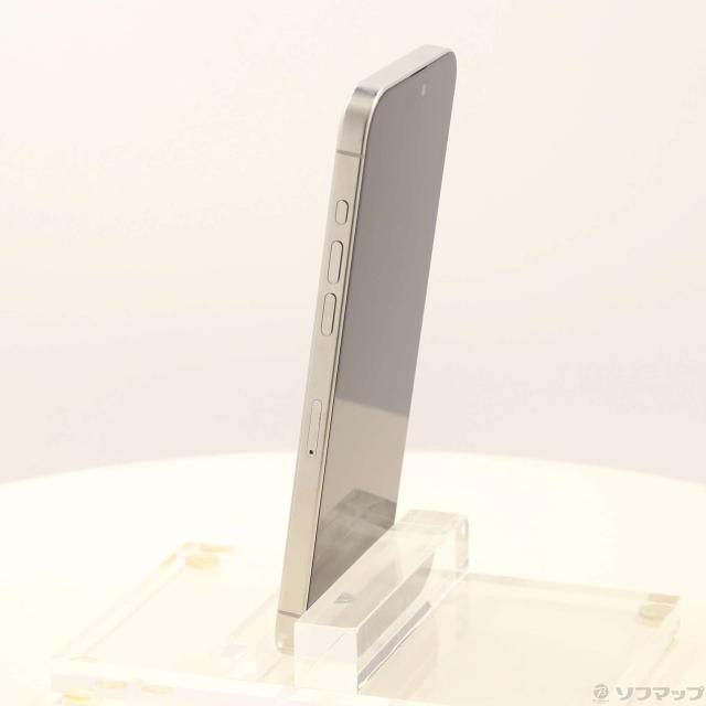 (中古)Apple iPhone15 Pro Max 256GB ホワイトチタニウム MU6Q3J/A SIMフリー(377-ud)
