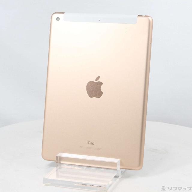 (中古)Apple iPad 第6世代 128GB ゴールド MRM22J/A SoftBank(344-ud)