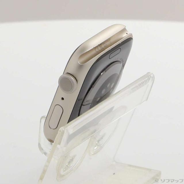 (中古)Apple Apple Watch Series 8 GPS 45mm スターライトアルミニウムケース バンド無し(297-ud)_1