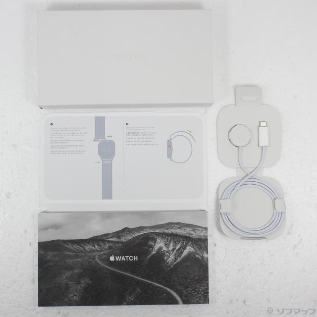 (中古)Apple Apple Watch Ultra GPS + Cellular 49mm チタニウムケース ブラック/グレイトレイルループ(377-ud)_4