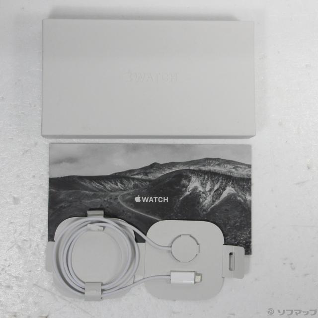 (中古)Apple Apple Watch Ultra GPS + Cellular 49mm チタニウムケース ブラック/グレイトレイルループ(344-ud)_4