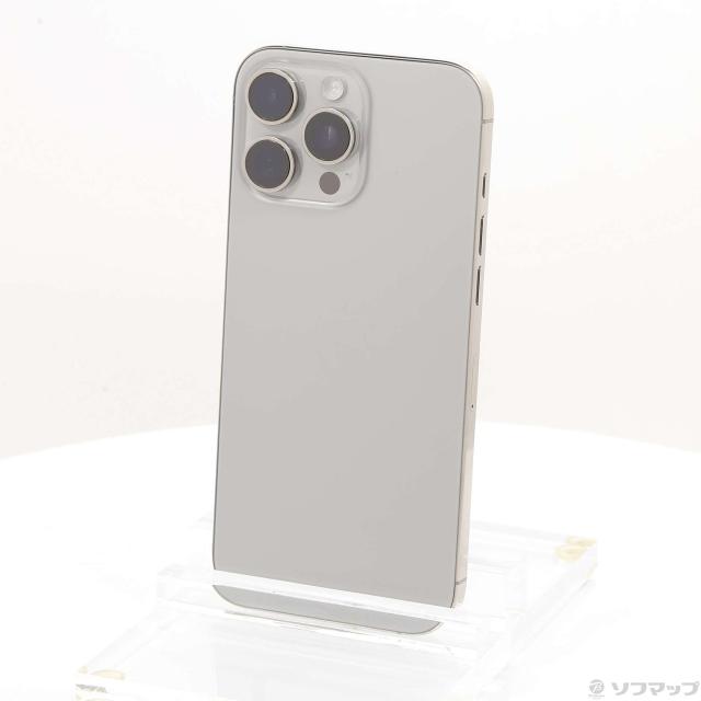 (中古)Apple iPhone16 Pro Max 256GB ナチュラルチタニウム MYWK3J/A SIMフリー(377-ud)