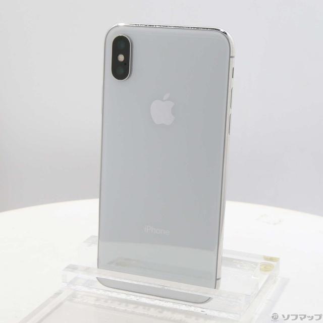 (中古)Apple iPhoneX 256GB シルバー MQC22J/A SoftBank(344-ud)