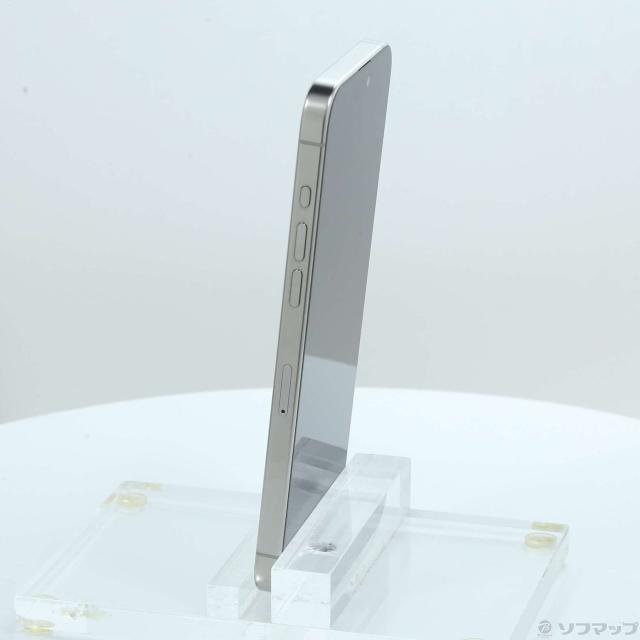 (中古)Apple iPhone15 Pro Max 256GB ホワイトチタニウム MU6Q3J/A SIMフリー(196-ud)