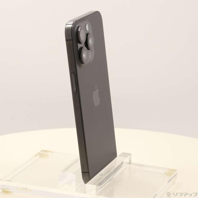 (中古)Apple iPhone15 Pro Max 256GB ブラックチタニウム MU6P3J/A SIMフリー(348-ud)