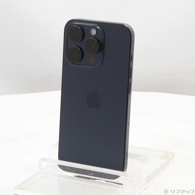 中古)Apple iPhone15 Pro 128GB ブラックチタニウム MTU73J/A SIM