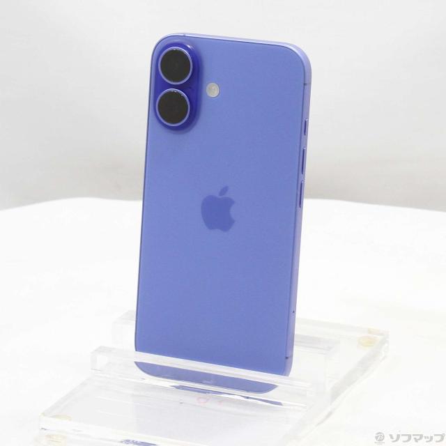 (中古)Apple iPhone16 256GB ウルトラマリン MYE03J/A SIMフリー(344-ud)