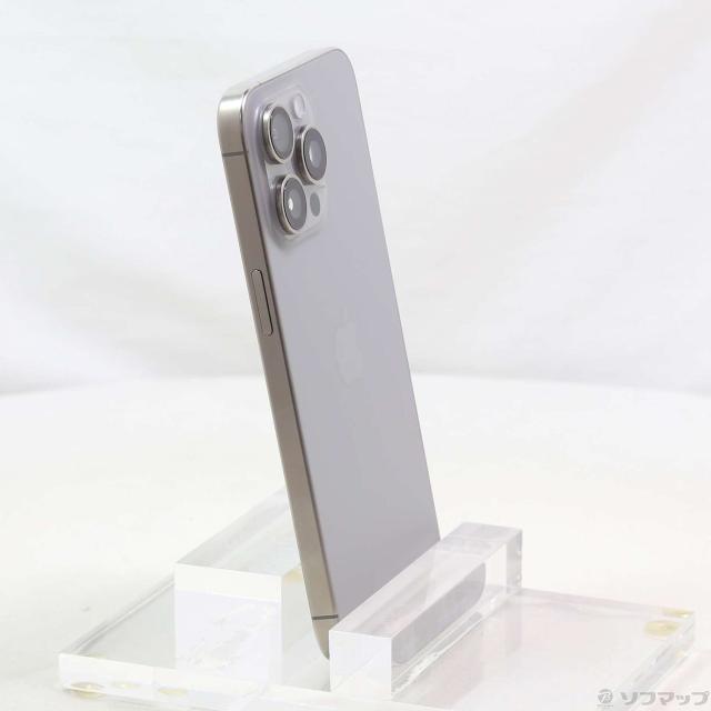 (中古)Apple iPhone15 Pro Max 256GB ナチュラルチタニウム MU6R3J/A SIMフリー(305-ud)
