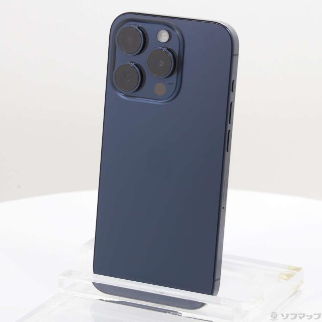 (中古)Apple iPhone15 Pro 512GB ブルーチタニウム MTUL3J/A SIMフリー(262-ud)