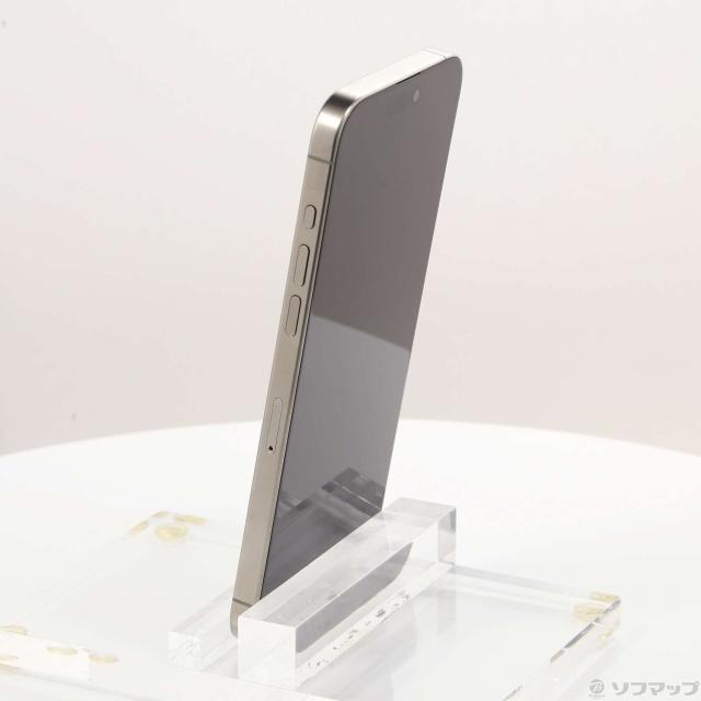 (中古)Apple iPhone15 Pro Max 256GB ナチュラルチタニウム MU6R3J/A SIMフリー(377-ud)