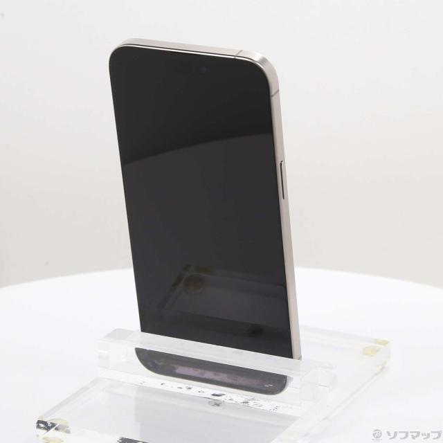 (中古)Apple iPhone15 Pro Max 256GB ナチュラルチタニウム MU6R3J/A SIMフリー(377-ud)