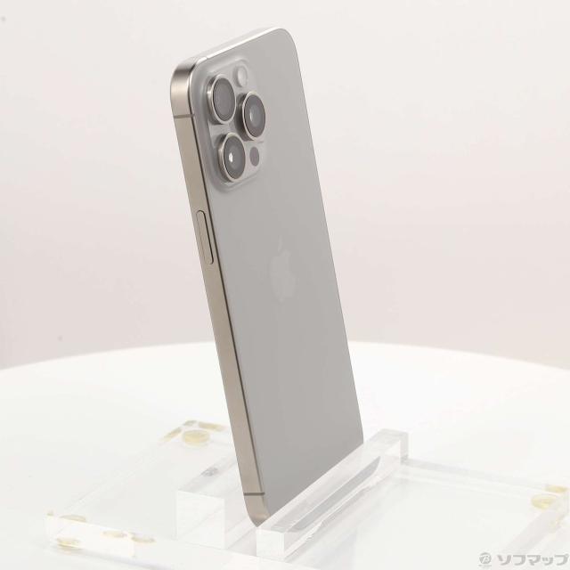 (中古)Apple iPhone15 Pro Max 256GB ナチュラルチタニウム MU6R3J/A SIMフリー(377-ud)