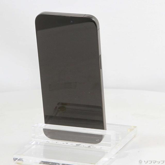 (中古)Apple iPhone15 Pro Max 256GB ブラックチタニウム MU6P3J/A SIMフリー(349-ud)