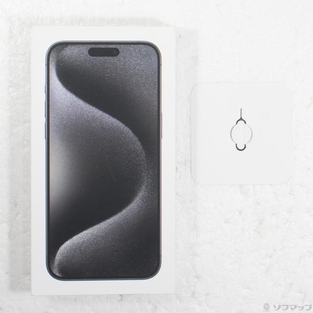 (中古)Apple iPhone15 Pro Max 256GB ブラックチタニウム MU6P3J/A SIMフリー(349-ud)