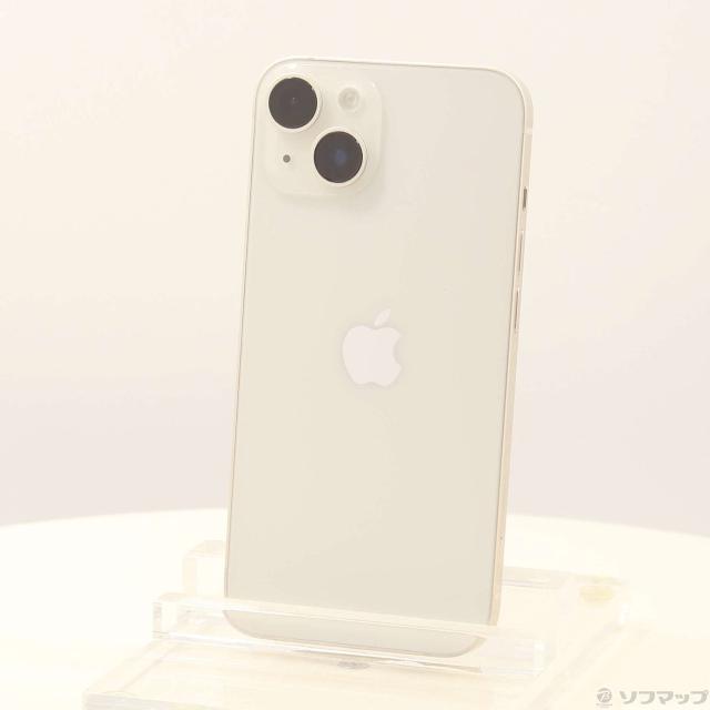 (中古)Apple iPhone14 128GB スターライト MPUQ3J/A SIMフリー(349-ud)