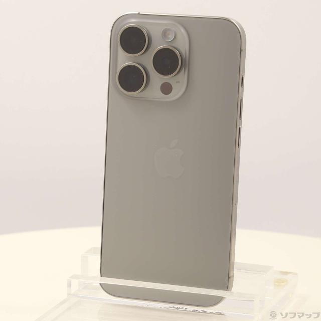 中古)Apple iPhone15 Pro 256GB ナチュラルチタニウム MTUF3J/A SIM