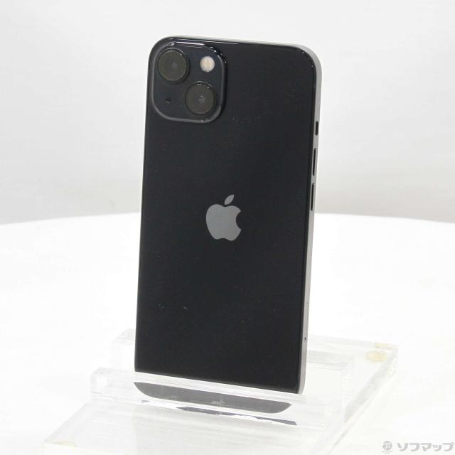 (中古)Apple iPhone13 128GB ミッドナイト MLNC3J/A SIMフリー(348-ud)