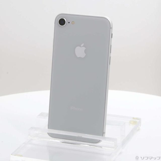 (中古)Apple iPhone8 64GB シルバー MQ792J/A SoftBank(247-ud)