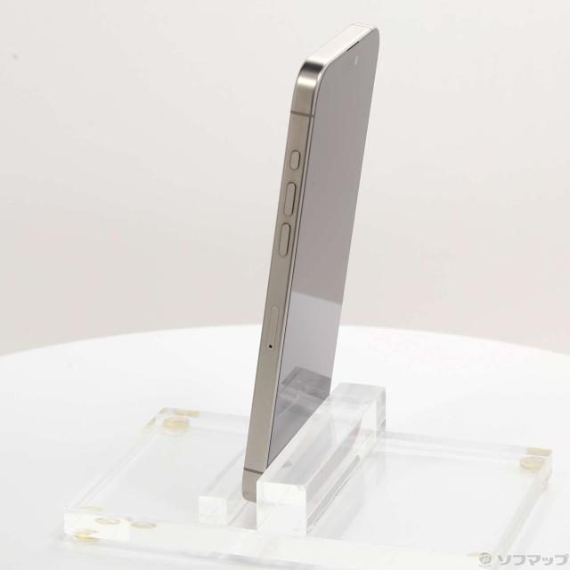 (中古)Apple iPhone15 Pro Max 256GB ナチュラルチタニウム MU6R3J/A SIMフリー(348-ud)
