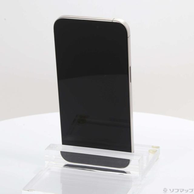 (中古)Apple iPhone15 Pro Max 256GB ナチュラルチタニウム MU6R3J/A SIMフリー(348-ud)