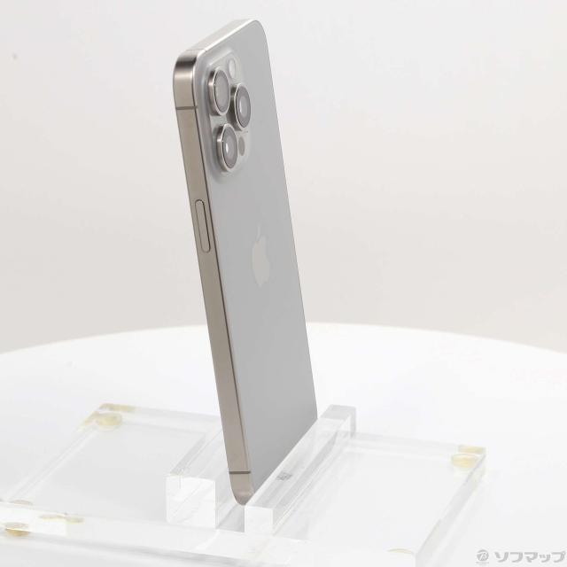 (中古)Apple iPhone15 Pro Max 256GB ナチュラルチタニウム MU6R3J/A SIMフリー(348-ud)