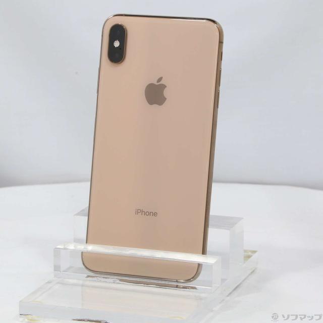 (中古)Apple iPhoneXS Max 64GB ゴールド MT6T2J/A SoftBank(348-ud)