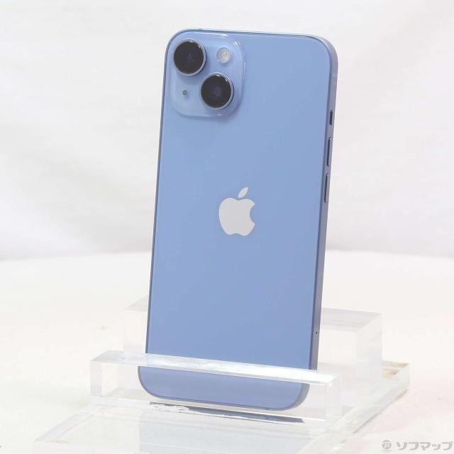 (中古)Apple iPhone14 128GB ブルー MPVJ3J/A SIMフリー(276-ud)