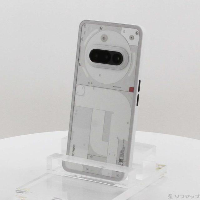(中古)Nothing Phone (3a) 128GB ホワイト A10400155 SIMフリー(368-ud)