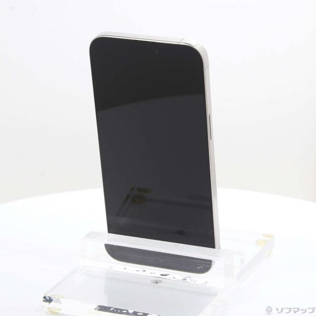 (中古)Apple iPhone15 Pro Max 256GB ホワイトチタニウム MU6Q3J/A SIMフリー(377-ud)