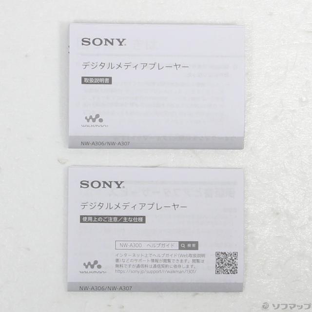 (中古)SONY WALKMAN A300シリーズ メモリ32GB+microSD グレー NW-A306(352-ud)_4