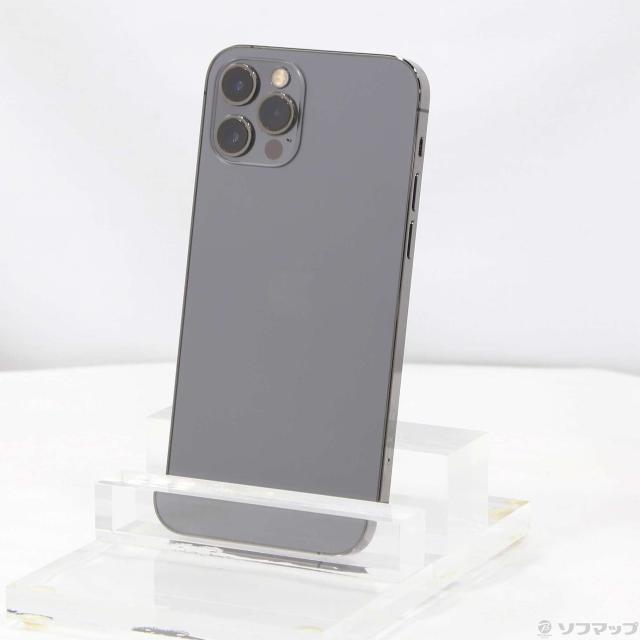 (中古)Apple iPhone12 Pro 256GB グラファイト MGM93J/A SoftBank(198-ud)