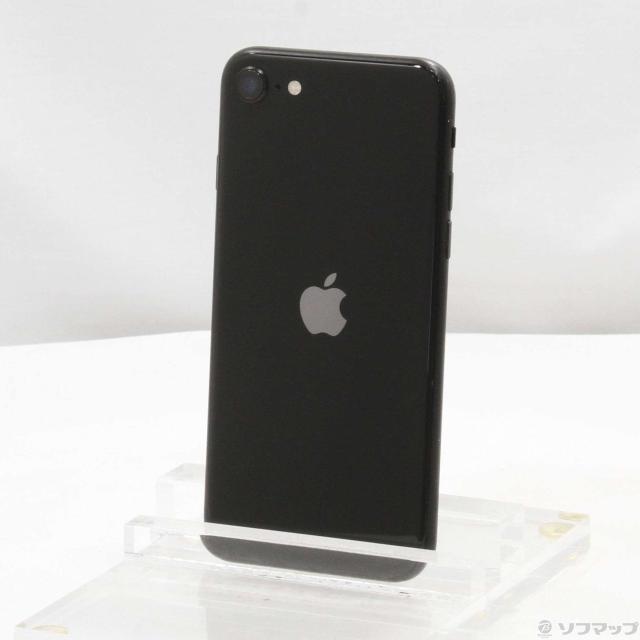 中古)Apple iPhone SE 第2世代 128GB ブラック MXD02J/A SIM